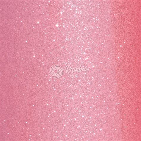 Styletech Transparent Glitter Pink Rainbow Vinyl Co