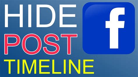 how to hide unhide posts from facebook timeline 2020 youtube