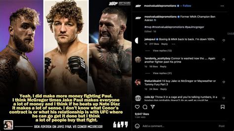 jake paul lays out two fight offer to conor mcgregor ahead of nate diaz clash dexerto