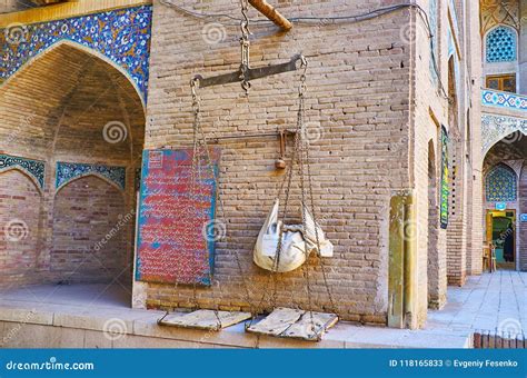 The Medieval Caravanserai Of Kashan Grand Bazaar Iran Editorial Photo