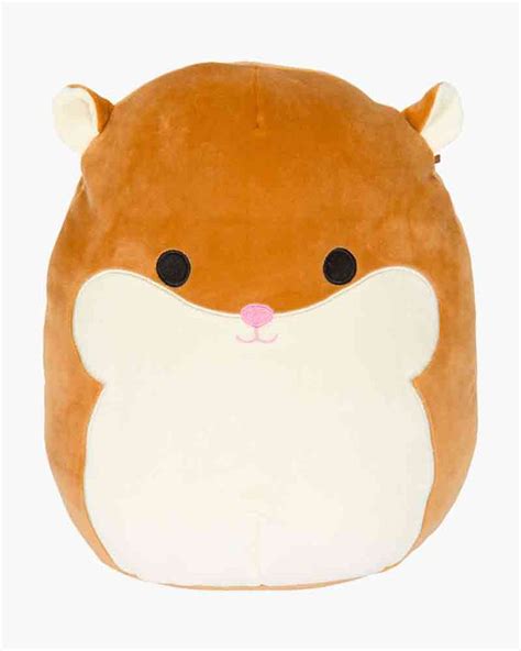 A Brown And White Hamster Stuffed Animal