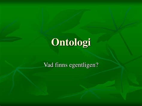 PPT - Ontologi PowerPoint Presentation, free download - ID:3882670