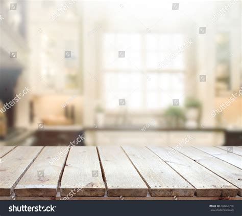Table Top Blur Interior Background Stock Photo 268263758 Shutterstock