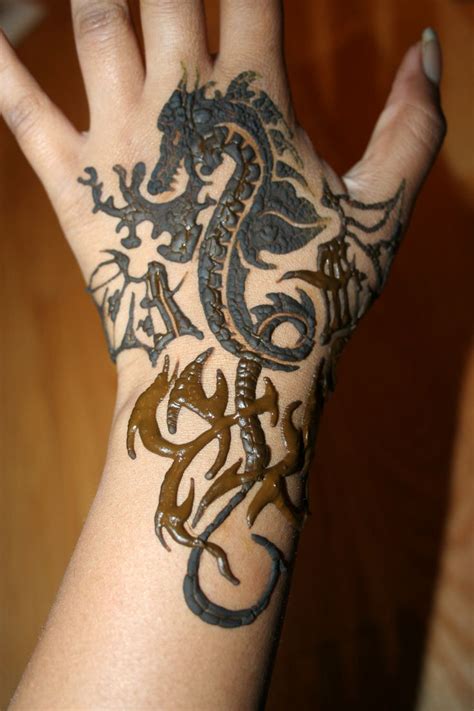 40 delicate henna tattoo designs. henna dragon | Tribal tattoos, Henna, Tattoos