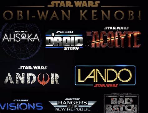Estas son las 10 series de Star Wars que estrenará Disney