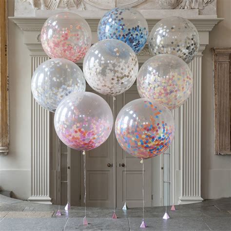 Giant Confetti Filled Balloon By Bubblegum Balloons