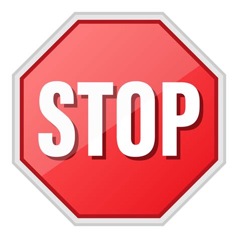 Stop Sign Icon Transparent Background 12042302 Png