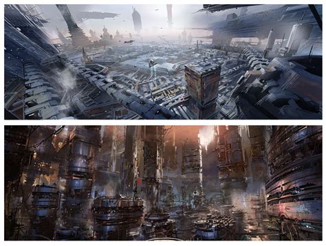 Sci Fi Cities 1 By Neisbeis On Deviantart