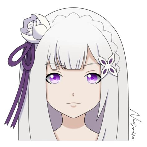 Emilia Rezero By Niesoire On Deviantart