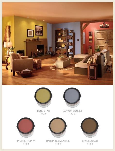 Colorfully Behr Western Style Decor Western Style Decor