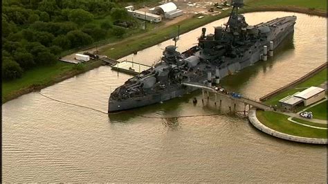 Battleship Texas Leaving San Jacinto Battleground For Good
