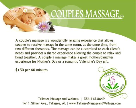 Need Bonding Time Couples Massage Bond Massage