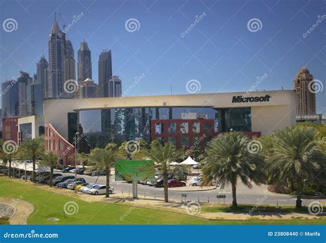 Microsoft Office Building In Dubai Editorial Image Image 23808440