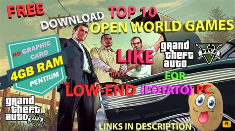 Top 10 Open World Games Like Gta 5 For Low End Pc With Free Direct