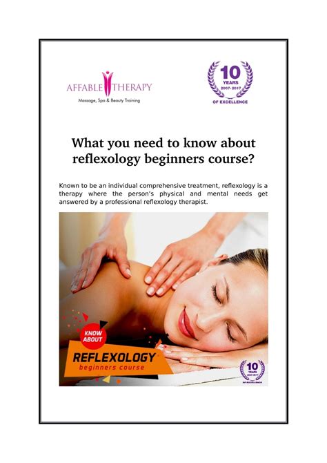 Ppt What You Need To Know About Reflexology Beginners Course Powerpoint Presentation Id8171712