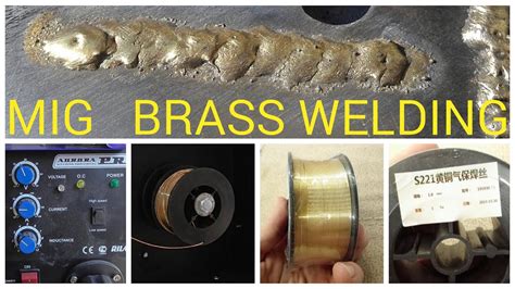 Полуавтоматическая сварка латунью MIG brass silicone bronze welding