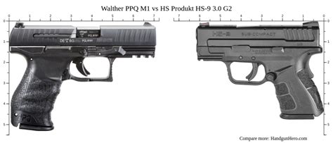 Walther PPQ M Vs HS Produkt HS G Size Comparison Handgun Hero