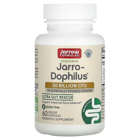 Jarrow Formulas Jarro Dophilus Billion CFU Veggie Capsules