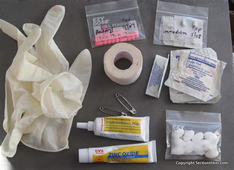 Diy Ultralight First Aid Kit Section Hikers Backpacking Blog