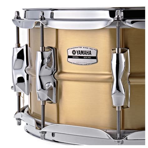 Yamaha Recording Custom 14 X 65 Brass Snare Drum Gear4music