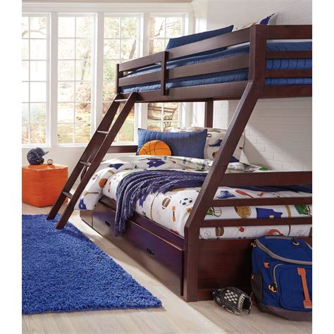 Signature Design By Ashley Halanton Solid Pine Twinfull Bunk Bed W