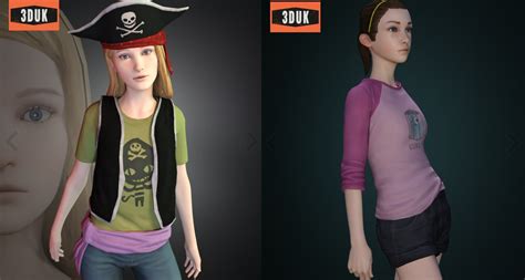 Life Is Strange Young Chloe Price And Young Max Caufield 3duk Free
