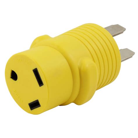 If someone tried to run 50 amps through 30 amp wires, that could be a problem! AC WORKS RV Adapter 50 Amp 14-50P RV 50 Amp to 30 Amp TT ...