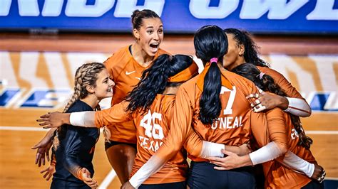 Texas volleyball beats Ohio State again to take weekend series | NCAA.com