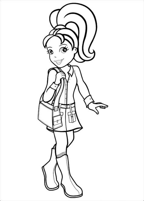 This coloring and activity page set features polly pocket and her friends! Polly Pocket coloring pages to download and print for free