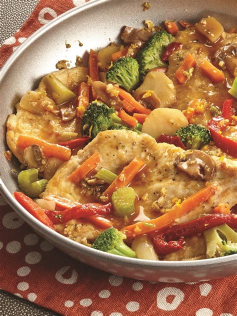 Easy and tasty recipe, but double the sauce and make sure to season liberally with salt as the chicken and veggies cook because the sauce lacks a bit in flavor. Light Orange Chicken with Broccoli Stir-Fry Recipe