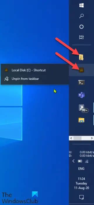 How To Add Folder Or Drive To Taskbar In Windows 1110