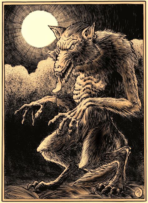 Gnarly Looking Werewolf Werewolf Mythological Creatures Werewolf Art