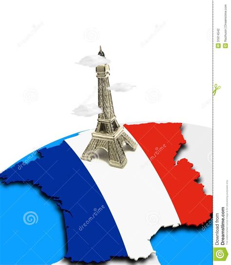Daredevil painters to make over eiffel map of eiffel tower france. Eiffel tower on France map stock illustration ...