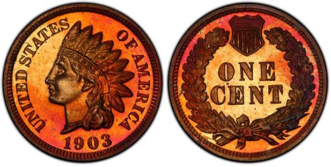 Images Of Indian Cent 1903 1c Rd Pcgs Coinfacts