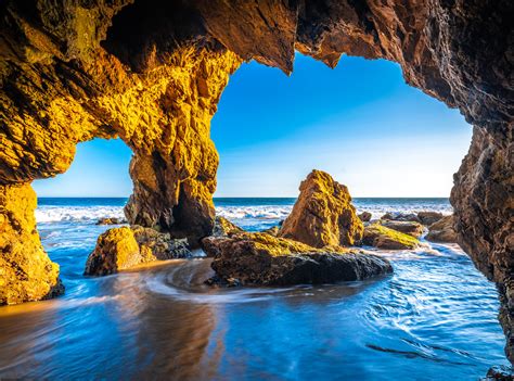 Malibu Beach Sea Cave El Matador State Beach Ocean Art Seascape Gfx100