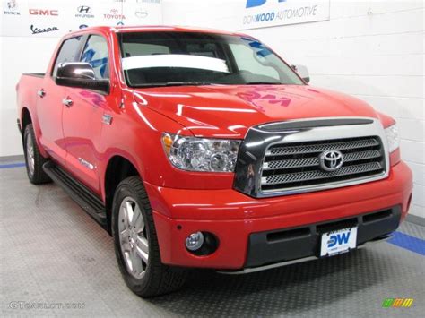 2007 Radiant Red Toyota Tundra Limited Crewmax 4x4 33549041 Photo 10