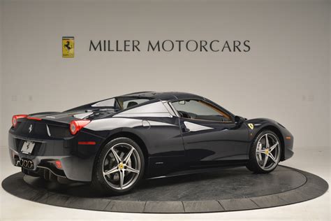As with all ferrari special series, the 458 speciale boasts an array of advanced technical solutions that make it a completely unique model designed for owners looking for an even more focused sports car offering. Pre-Owned 2014 Ferrari 458 Spider For Sale () | Miller Motorcars Stock #4513