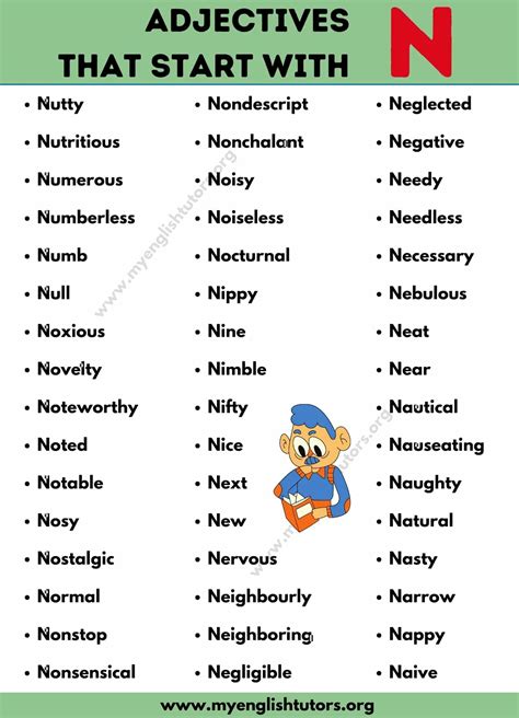 We did not find results for: Adjectives that Start with N: List of 45+ Commonly Used ...