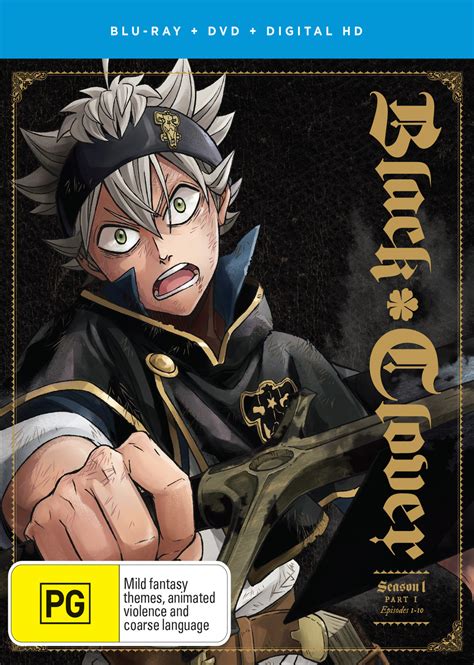 The three black bulls find themselves overpowered as they fight to keep saussy's villagers safe. Black Clover Season 1 Part 1 DVD / Blu-Ray Combo - Animeworks