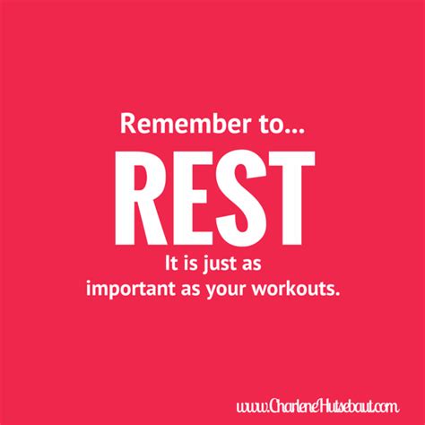 Skip it, and you might be forced to take time off due to an injury. Rest and the goodies it can provide