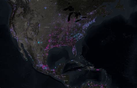 Stunning Map Shows Changes In Light At Night Around The World Smart