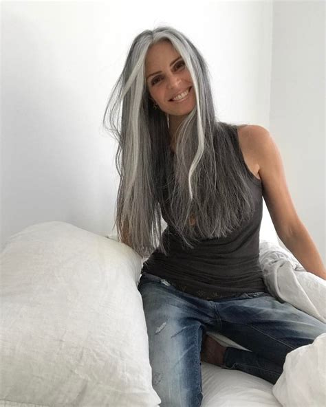 Annika ᴠᴏɴ Holdt Long Gray Hair Long Hair Styles Hair Styles
