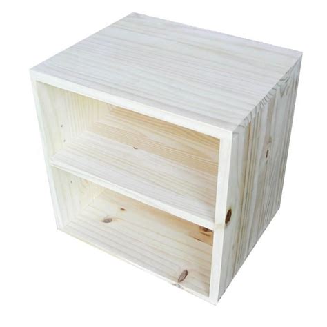 bloc 1 étagère en pin modulable servary cdiscount maison