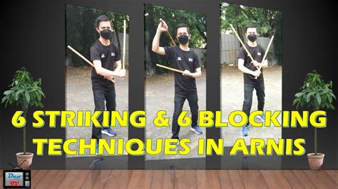 6 Striking And Blocking Techniques In Arnis Youtube