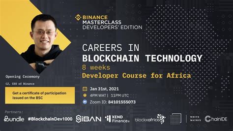 The impact and legal implications on the economy. Binance to train 1,000 African developers in Q1 2021 ...