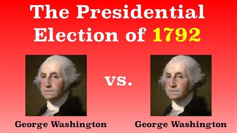 George Washington Unanimously Re Elected As First President Of The