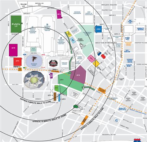 Falcon Stadium Parking Lot Map