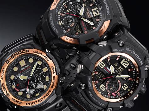 Casio G Shock Master Of G Watches In Vintage Rose Gold Theme