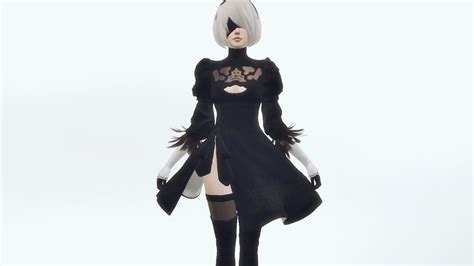Plazasims Character 2b From Nier Automata Mesh By