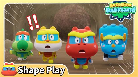 🔶 Learn Shape With Gogodino Babyland 01 Escape The Cave Kids Play